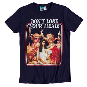 Labyrinth Unisex Adult Chilly Down With The Fire Gang Fitted T-Shirt / Blue